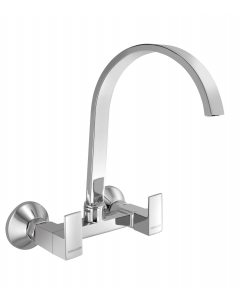 Deniz Wall Mounted Goosneck Sink Mixer