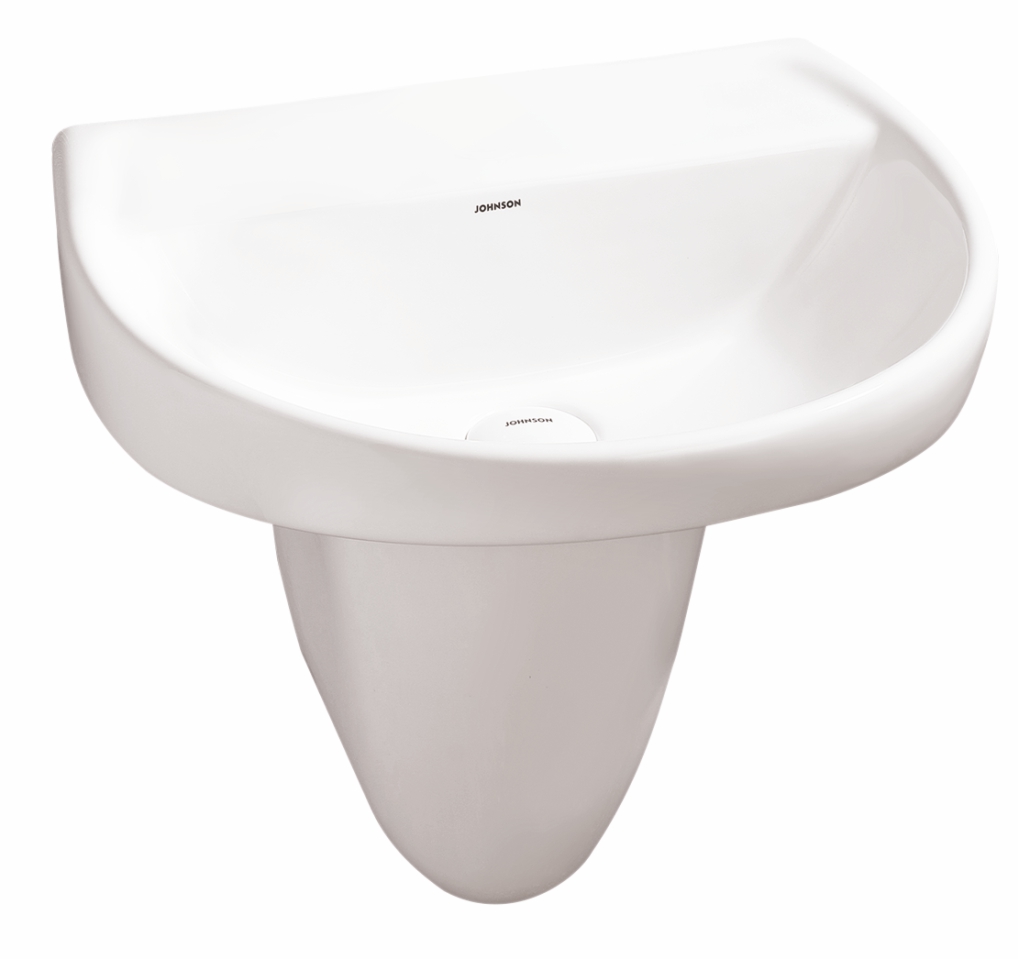 Buy Rio Half Pedestal Basin from Johnson Bathrooms